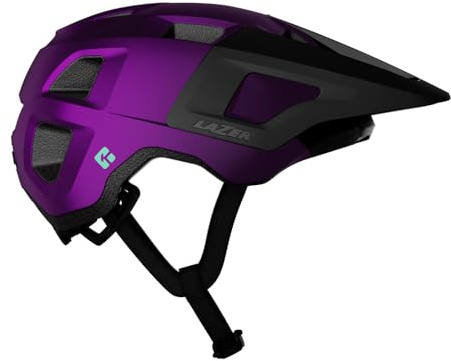 LAZER Finch KinetiCore Kids Bike Helmet, Girls and Boys Toddler Bicycle Helmet for Ages 5 and Over, Adjustable Fit from 50-56 cm, Matte Metallic Purple Black, One Size