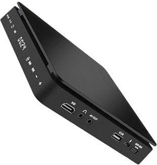 tuwiwol Système De Divertissement à Domicile avec lecteurs De minidisques, enregistreurs, clarté améliorée, Lecteur De DVD Para TV, Lecteur DVD HD