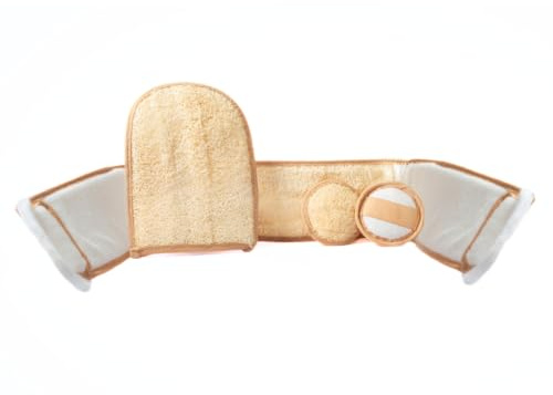 Luffa-Schwamm Essentials Set natürlicher ägyptischer Luffa-Pads Gesichtsreinigung Badeschwamm Peeling-Pad Luffagurke Luffakürbis Körper Gesicht Dusche Bad Abschminkpad Waschbar Loofahcrafts