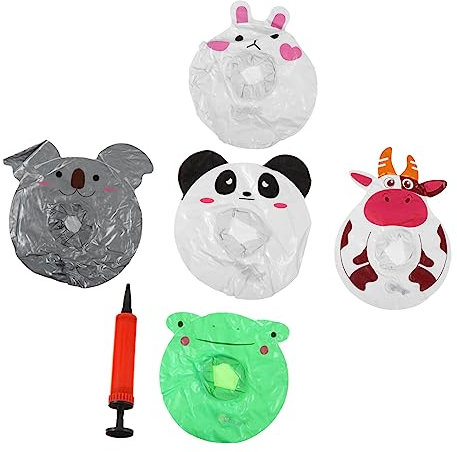 CIYODO Portavasos De Dibujos Animados Inflables y Flotantes para Piscinas y Fiestas Tropicales