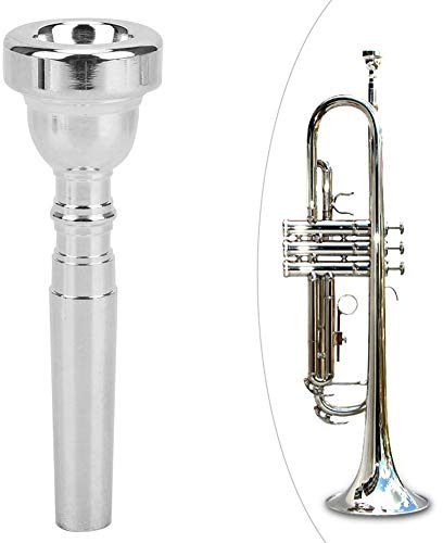 TROMPETA PIEZA DE BOCA Silver Saving Musical Accesorios DE Instrumentos 7c para Cuasi Sonido (Plata)