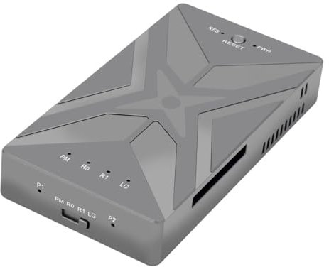 Aluminium M.2 NVME SSD RAID Array fodral med PM R0 R1 LG RAID-lägen TYPE-C USB3.2 GEN2X2 20 Gbps hårddiskhölje