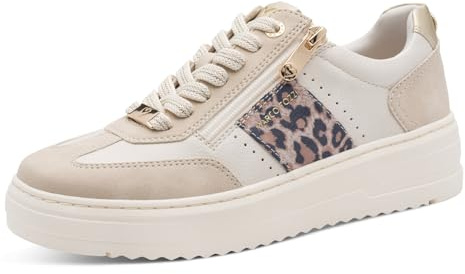 MARCO TOZZI Damen Sneaker weiches Feel Me Wechselfußbett weiches Innenfutter Modern