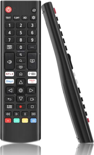 1 mando a distancia de repuesto para LG Smart TV, AKB76037601, mando a distancia universal compatible con todos los LG LED, OLED, LCD, webOS, 4K, 8K UHD, HDTV, HDR Smart TVs