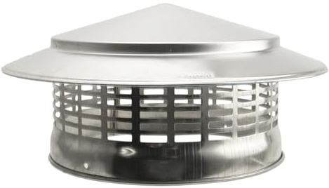 YushengTai Cubierta para chimenea, cubierta de lluvia para chimenea, cubierta de acero inoxidable, cubierta de tubo de chimenea, sombrero de lluvia redondo, protección para pájaros, acero inoxidable