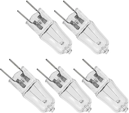 eufeifeiegds Lot de 5 ampoules G8 120 V 20 W for éclairage domestique, hotte, lustre, four à micro-ondes