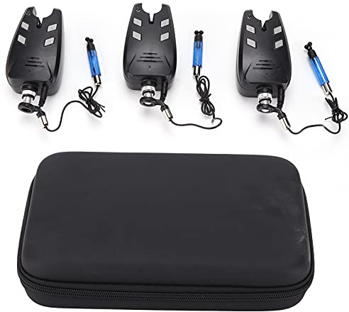 lvifloae Elektronisches Angeln Bissanzeiger Swinger Set Karpfen Angelrute Bissanzeiger mit akustischem Alarmsensor Summer Swinger Kit