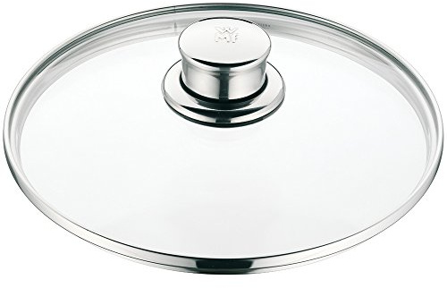 WMF Diadem Plus Topfdeckel 20 cm, Glasdeckel mit Metallgriff, hitzebeständiges Glas, spülmaschinengeeignet