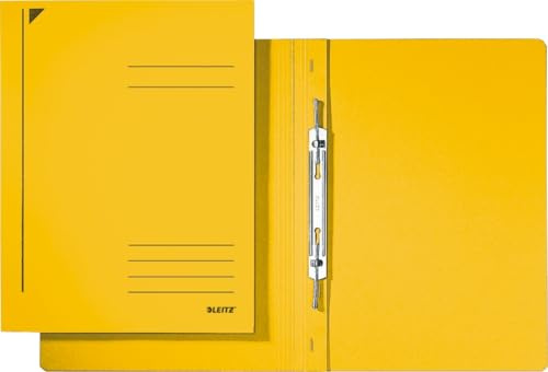 Leitz 3040-00-15 Spiralhefter, A4, kaufmännische Heftung, Colorspankarton, gelb