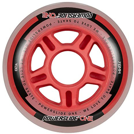 Powerslide Inline Skate Rollen, PS ONE 76; 76mm / 82A; HR= High Rebound, Cruising Komfort, Art. nr.: 905309