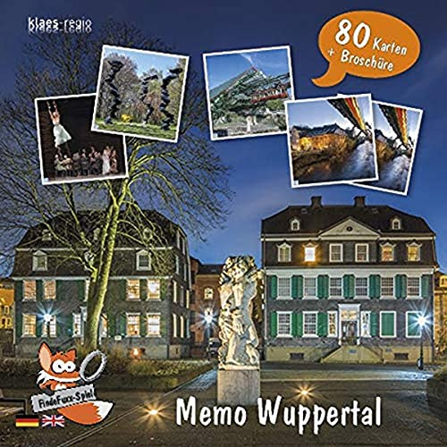 FindeFuxx Memo Wuppertal: 80 Spielkarten (40 Bildpaare)
