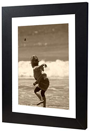 Cadre photo cadre photo 70 x 100 cm noir cadre photo à accrocher MDF picture frames couleur et 40 tailles différentes sélectionnables sans passe-partout cadre Ayleen