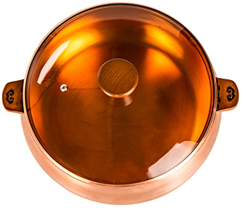 ZhenSanHuan Casserole traditionnelle chinoise en cuivre à l'ancienne (30 saveurs)