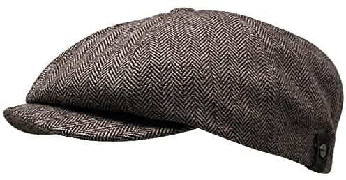 WEROR Schiebermütze Herren Schirmmütze Herrenmütze Newsboy Flat Cap Mütze