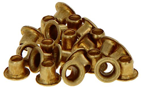 Heyiarbeit Hollow Rivet M3 x 3mm Through Hole Copper Hollow Rivets Grommets Double-Sided Circuit Board PCB 200Pcs