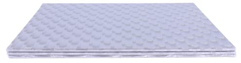 PME Baking Essentials - Square Cake Card 33 cm / 13-inch, Set of 3, Silver