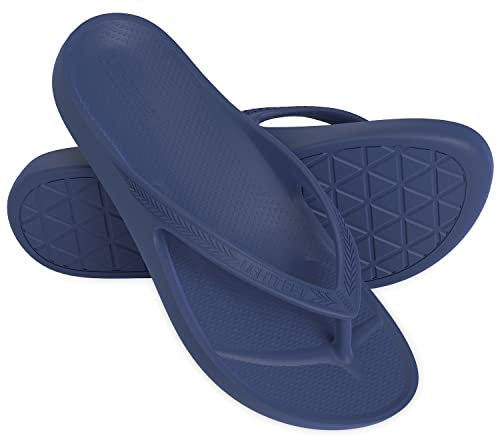 LightFeet Arch Support Flip Flops – Australian Podiatrists Designed FlipFlops for Women & Men Prevent Tired Aching Legs | Unisex Orthotic Plantar Fasciitis Flip Flops Made From Recycled Materials
