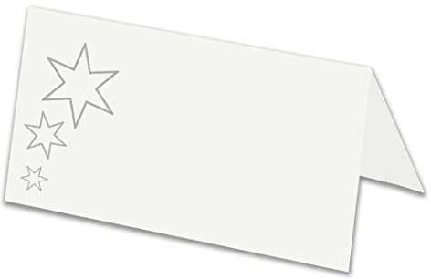 Lot de 40 marque-places en forme d'étoile,Pour réception de mariage, anniversaire, décoration de table à manger,Vierges,Belle décoration de fête élégante, ensemble de dîner