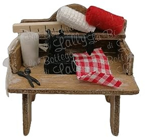 Banchetto Sarta per Presepe - Accessori per presepe