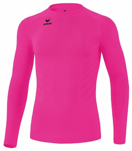 Erima Athletic 2.0 Maglietta Maniche Lunghe Underwear Unisex - Adulto, Pink GLO, XL