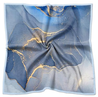 BHAHB Bandana Damen, Halstuch Damen(70x70cm) Satinmaterial mit seidigem Griff, als Kopftuch, Halstuche,Handtaschen-Dekoration,niedliches Design für Frauen Mädchen