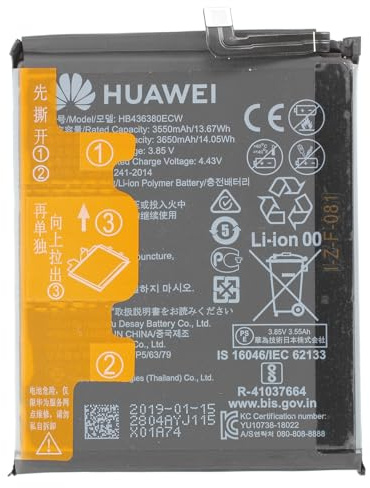 Genérico Batterie d'origine HB436380ECW de rechange pour Huawei P30 ELE-L09 / Accessoire d'origine/Capacité 3650 mAh.