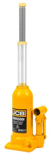 JCB 8 Tonne Heavy-Duty Automotive Hydraulic Bottle Jack, 488mm Maximum Lift