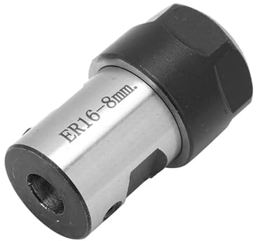 DUOCAI Motorwelle Spindel Verlängerungsstange 1PC ER11 ER16 ER20 ER25 Spannzange Welle ER11A ER16A ER20A 5mm 6mm 6,35mm 7mm 8mm 10mm Drehmaschine Spindel Verlängerung Stange (Size : ER20A-16MM)
