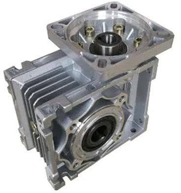 LUJIAYA Schneckenreduzierer NMRV050 19-mm-Eingangswelle 5:1-100:1 Übersetzungsverhältnis Nema 42-Motor Schneckengetriebe 90-Grad-Geschwindigkeitsreduzierer(Size:Ratio 30 to 1)