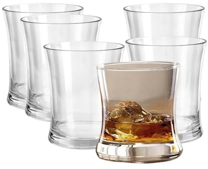HOMESHOPA Premium Plastic Tumbler-240ml (9oz), 6 Pack Clear Drinking Glasses, Sturdy & Reusable Stackable Clear Water Cups, Dishwasher Safe