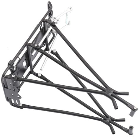 KOMBIUDA Convenient Bike Cargo Rack Für Mountainbikes Leichter Langlebiger Gepäckträger Für Hinterradmontage Für Reisen Mit Taschen Und Koffern Installieren Und Einsetzbar