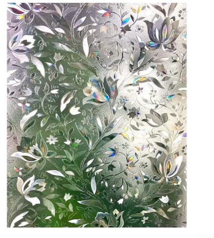 Add Vibrancy, Maintain Privacy For Window Film Strips, Blocking, Reusable (200 * 30cm)