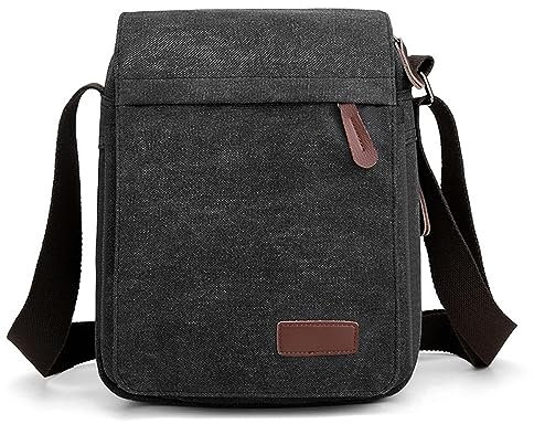 LVUNZJCA Brusttasche für Herren Herrenhandtasche Umhängetasche Umhängetasche Umhängetasche für Herren(Black)