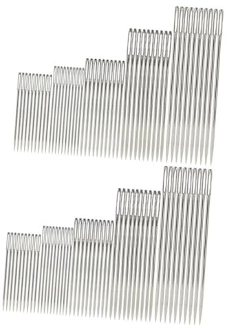 PHENOFICE 10 Sets Nadeln Hand Nähnadeln Kit Garn Stricknadeln Für Einfache Und Dennoch Praktische Verwendung