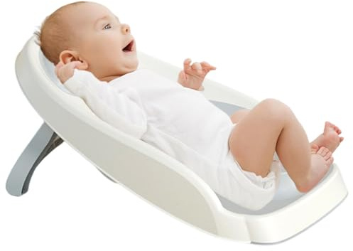 Asiento de Baño para Bebé Syengery, Soporte Ergonómico para Baño para Niños, Silla de Ducha para Niños, Asiento de Baño Cómico Ajustable para Baños