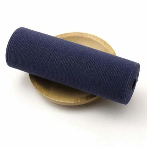 1/2 metro 10 cm banda elástica para ropa interior zapatos cinta de goma para coser ropa pantalones cintas elásticas accesorios de ropa de bricolaje - azul marino - 10 cm - 2 metros