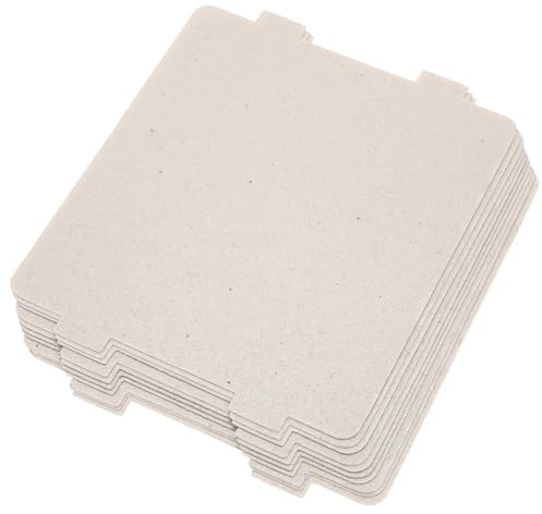 DIYEAH Lot de 20 Plaques de Mica Universelles Résistantes à Haute Température pour Four à Micro-Ondes Feuilles de Mica 108X99 MM Pièces Détachées de Protection Thermique pour