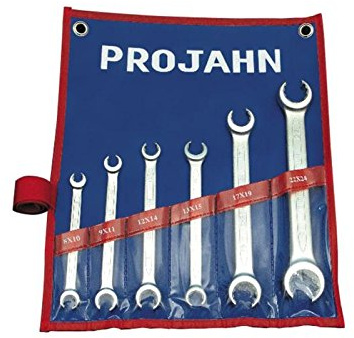Projahn Offener Doppelringschlüssel Satz metrisch 6-teilig 2216