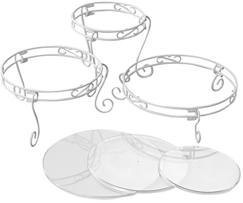 Wilton Set de Soportes para Tartas y Dulces, 33.3 cm, 15 Unidades