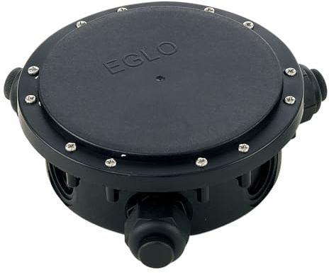 EGLO Outdoor Zubehör Connector Box, Kabel-Verteilerdose, 3 Leitungen | Material: Kunststoff, Farbe: Schwarz, IP68