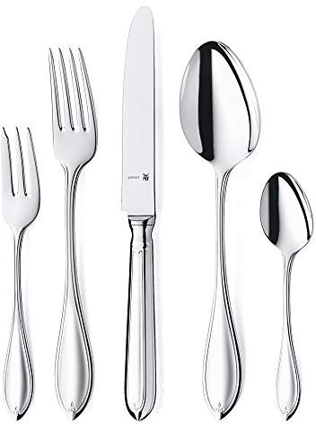 WMF Premiere Besteck Set 12 Personen, Essbesteck 60 teilig, Hohlheftmesser, Cromargan Protect poliert, kratzbeständig, spülmaschinenfest
