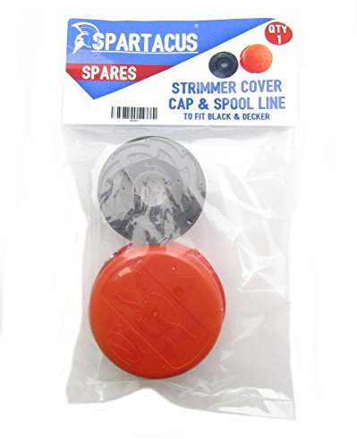 Spartacus Garden String Trimmer Cover Cap + Spool & Line Fits Black & Decker GL315 GL350 GL650