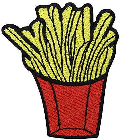 Finally Home Packung Pommes Bügelbild Patch zum Aufbügeln | Patches, Aufbügelmotive