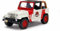 Jada Toys Jurassic Park Jeep Wrangler, Modellauto, Spielzeugauto, Türen zum Öffnen, Maßstab 1:32, Mehrfarbig