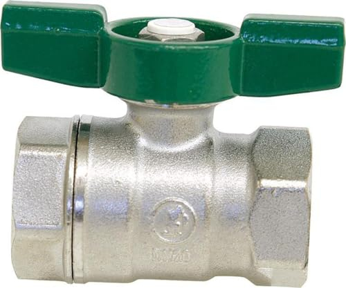 Giacomini Trinkwasser-Kugelhahn IGxIG m.Flügelgriff DN10