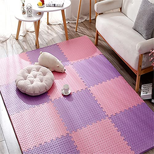 TONGQU Puzzlematte Baby, 60 x 60 x 2.5cm Puzzlematte Spielmatte Eva Wasserdicht Schaumstoffmatte Kinderspielteppich Spielteppich für Baby Kinder Puzzlematte,Beige+orange+brown,6