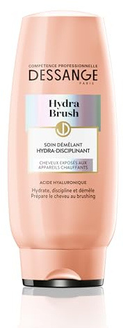 Dessange – Cuidado desenredante hidratante y disciplinante – Preparación para el cepillado – Fórmula enriquecida con ácido hialurónico – para todo tipo de cabello – Hydra Brush – 200 ml