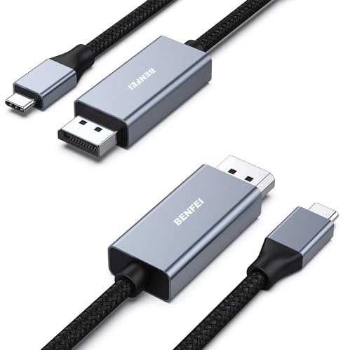 BENFEI USB C till VGA-adapter, 2 stycken USB typ C [Thunderbolt 3/4 kompatibel] till VGA-adapter kompatibel med iPhone 15 Pro/Max MacBook Pro/Air 2023 iPad Pro iMac S23 XPS 17 etc