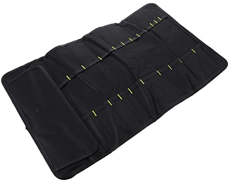 Ciieeo Messertasche aus Oxford Gewebe Tragbare Rolltasche für 22 Messer Küchenorganizer für Profi und Reisezwecke Großer Fassungsvermögen mit Griff