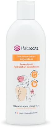 Hexacare - Gel Lavant Intime Régulateur 200ml | Déséquilibres & Gênes Répétées - pH 3.6 | Extrait de Canneberge | Fabriqué en France